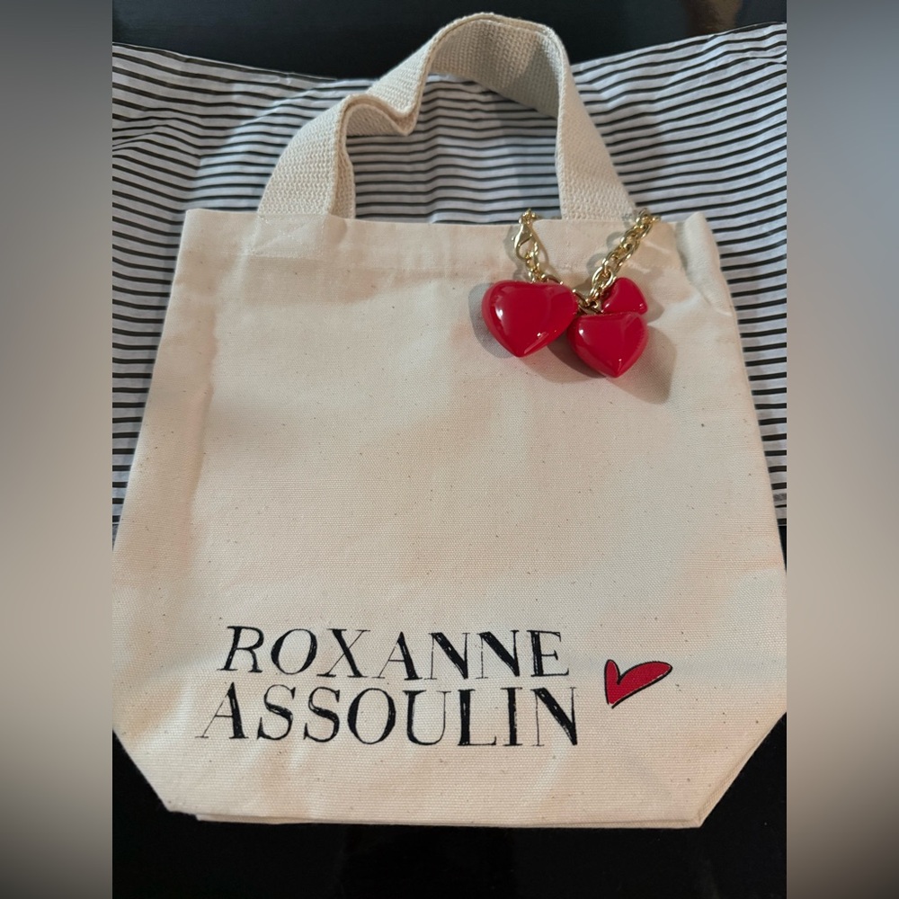 Roxanne Assoulin Heart Bag Charm and The Little Tote